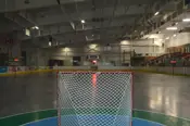 View of Benson Centre ball hockey surface