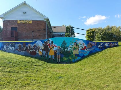 murale historique proche de la musée