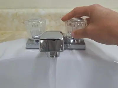 Turning off a faucet