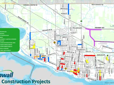 2025 Construction map