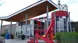 Benson Centre with large red chair in front