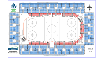 Seating plan for Complex arena