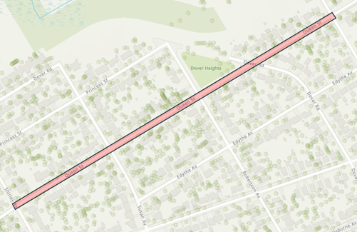 2024 Sidewalk Queen Street Map