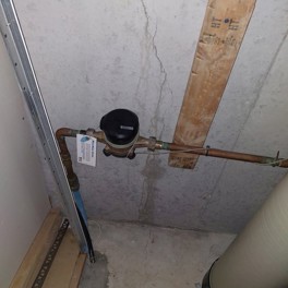 image d'un compteur d'eau installé